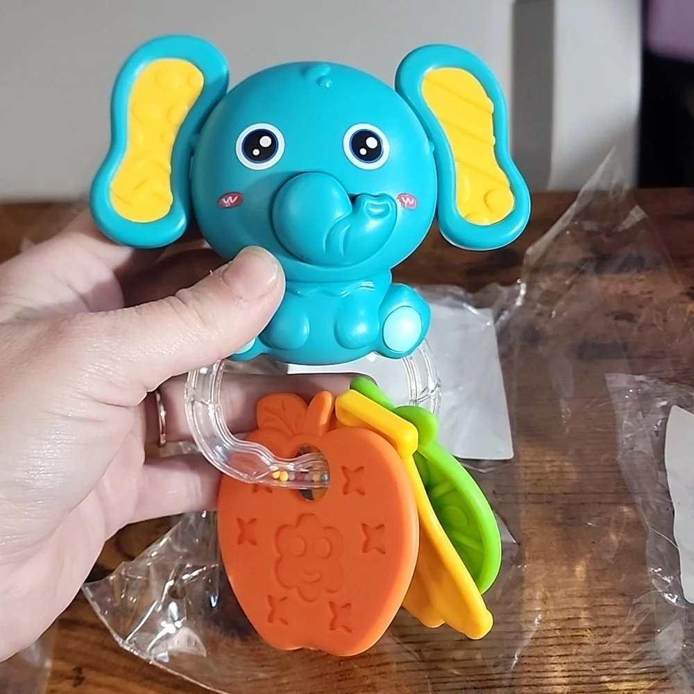 0-6 Months Teething Rattle Toys, Early Educational Toys To Develop Hand Eye